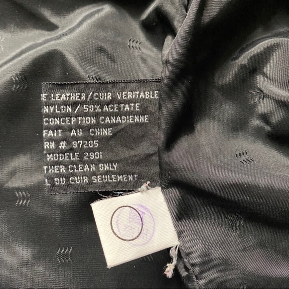 Danier Leather Black Button closure Women's Jacket - Picture 10 of 14